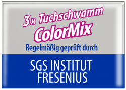 Tuchschwamm ColorMix x3