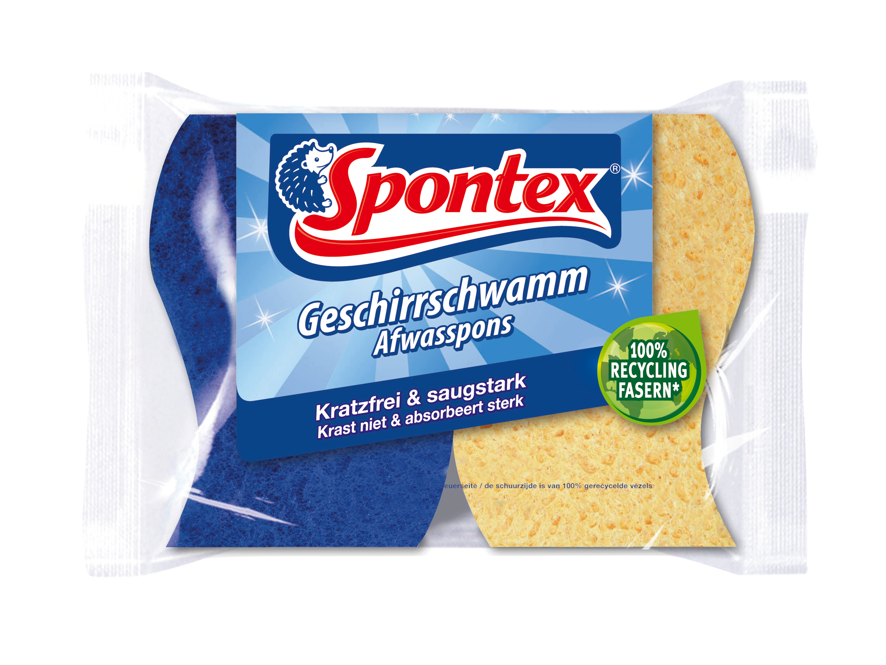 Spontex Geschirr-Schwamm, 2 er